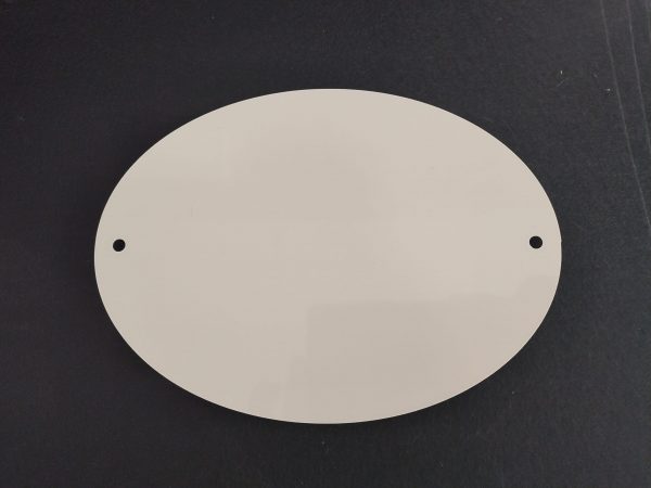 1000019535 Plaque PVC oval