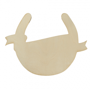 Plaque en bois Fer à cheval