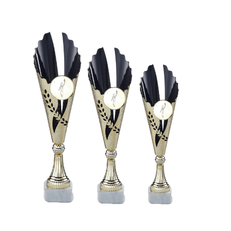 Coupe doré et noir C611