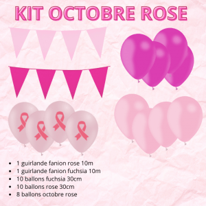 Kit Décoration Octobre rose