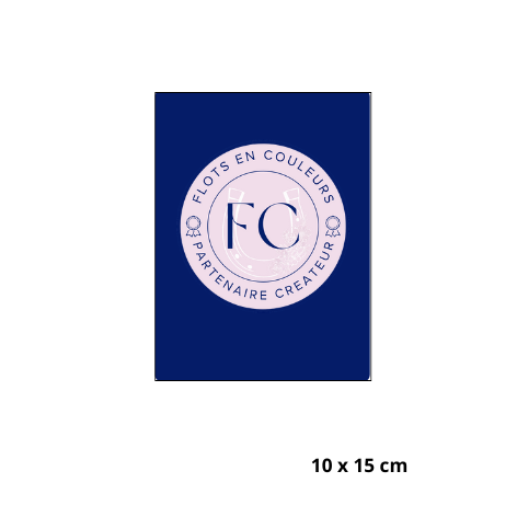 Plaque métal 10 x 15 cm