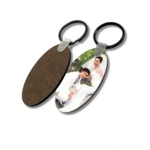 Porte clef MDF ovale