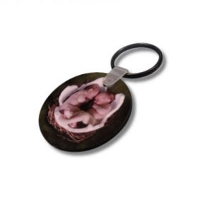Porte clef MDF rond